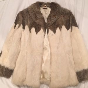 Vintage Rabbit Fur Coat